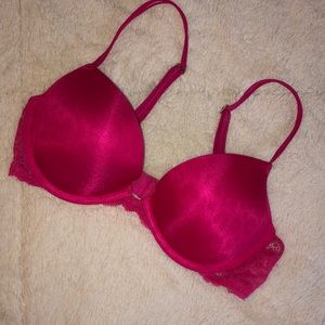 Pink Cheetah Print VS PINK Push Up Bra